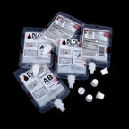 10pcs Halloween Cosplay Drink Container Bag Vampire Blood Pouch Props Zombie Beverage Food Class PVC Water Bottle Decors