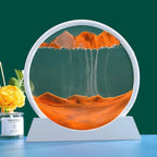 3D Glass Moving Sand Art Creatitive Sandscape In Motion Display Flowing Sand Frame Hourglass Painting for Home Decor for Gifts