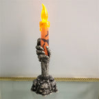 Halloween Skeleton Ghost Hands Led Candles Light Happy Halloween Party Home Decoration Supplies Haunted House Horror Props