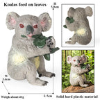 Oenux Classic Australian Wild Animals Kangaroos Koala Platypus Tasmanian Devil Echidna Cassowary Model Figurine Toy Kid Gift