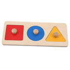 Montessori Puzzle Toys Wooden Geometric Sorting Game