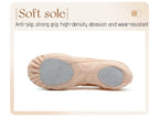 Canvas Ballet Shoes Split Sole Dance Slippers for Kids Adults