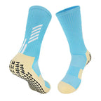High Quality Anti Slip Soccer Socks Adults Kids Sport Towel Bottom Cotton Mid Tube Non Slip Football Hockey Baseball Grip Sock