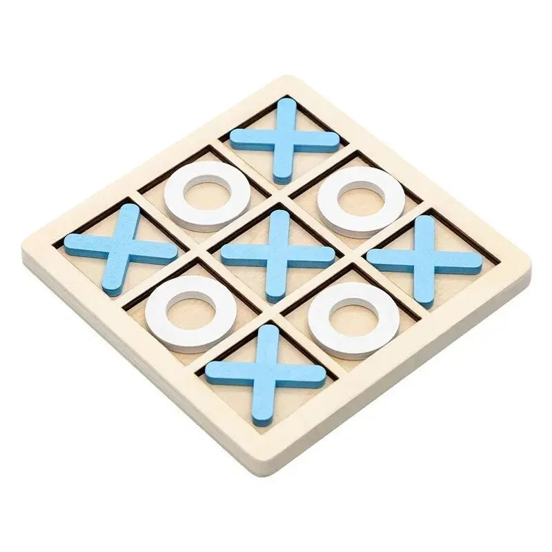 Montessori Wooden Mini Chess Puzzle Game – Brain Training Toy for Kids