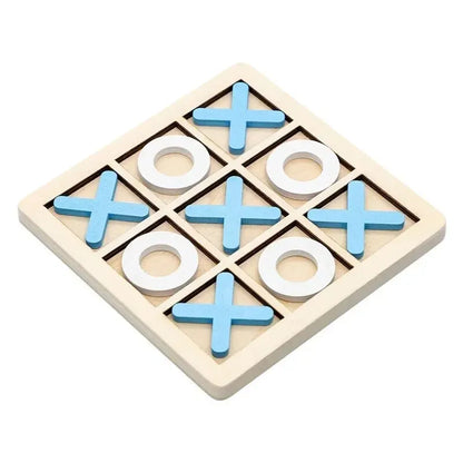 Montessori Wooden Mini Chess Puzzle Game – Brain Training Toy for Kids