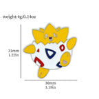 Gengar Cartoon Brooches Anime Enamel Lapel Pins for Backpack Accessories Fans Collection Brooches Jewelry Gift