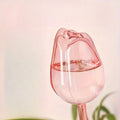 Pink tulip plant watering balls, suitable for indoor and outdoor plants, automatic plant drippers, and automatic watering