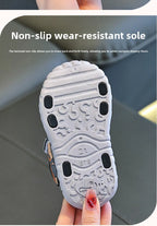 Kids Sport Sandals Breathable Velcro Shoes for Children