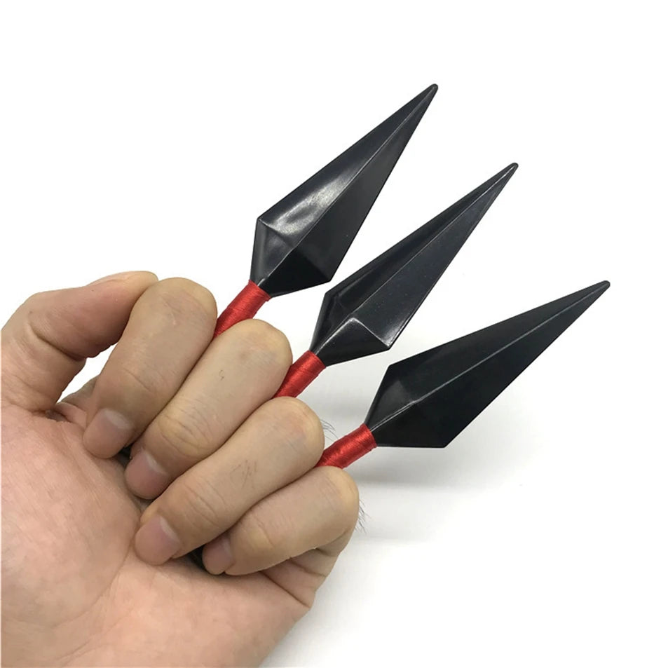 Anime Naruto Shippuden Kunai Cosplay Accessories Props Forehead Plastic Collection Props Ninja Darts Model Toy Kids Gift