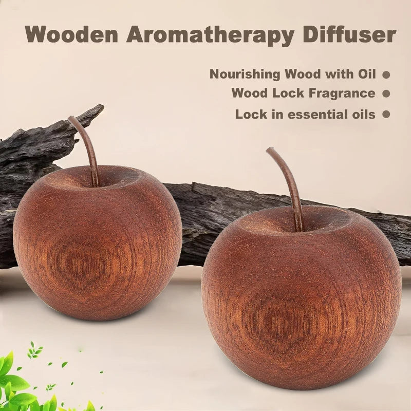 Natural Wooden Aroma Diffuser Living Room Aromatherapy Interior Expanding Fragrance Long-lasting Essential Oil Christmas Gifts