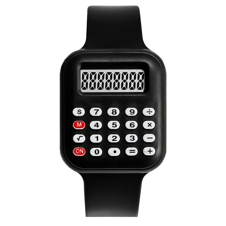 Calculator Watch for Kids – Cartoon LED Digital Sports Watch