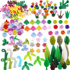 City Plant Building Blocks Accessories for DIY Brick Creations