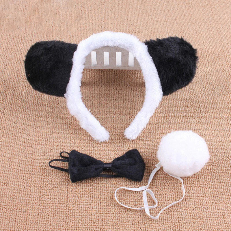 Anime Cute Animal Dress Cosplay Giraffe Frog Tiger Mouse Monkey Costumes Accessory Sweet Headwear Tail Bow Birthday Day Gifts