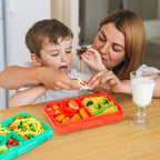 Adorable Kids Lunch Box Student Microwave Safe Travel Bento Box Halloween Container Portable Leak Proof Fruit Salad Bento Box