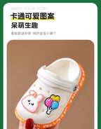 Kids Summer Hole Sandals Soft Cartoon Beach Shoes for Children