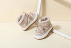 GT-CECD New Autumn/Winter Baby Boots Warm Plush Rubber Sole Toddler Kids Sneakers  Infant Shoes Fashion Little Boys Girls Boots