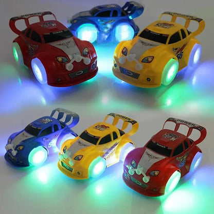 Electric Music Toy Car with Lights Dazzling Turn for Boys Gifts