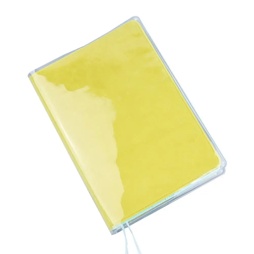 PVC Durable A5/A6 Notebook Protective Sleeve PVC Waterproof Book Cover Transparent Binder Protective Cover Diary