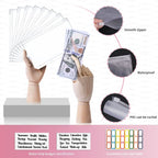 A6 Money Saving Organizer PU Leather Budget Binder Marble Notebook Budgets Planner 2023 Envelope Office School Supplies