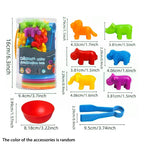 Counting Animal Toys Matching Game for Kids