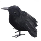 Realistic Artificial Crows Party Ornament Halloween Decorations 2023 Halloween Party Props Horror Crow Decoration 6pcs