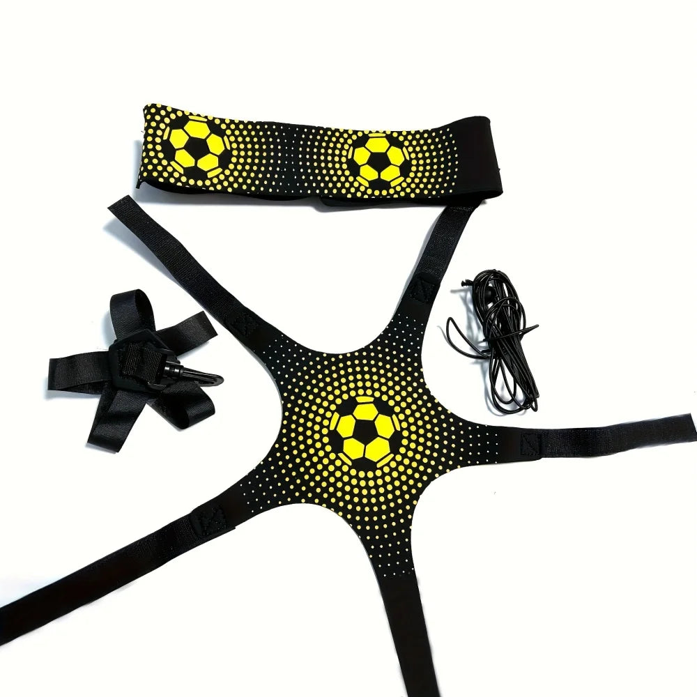 1 Set of Football Training Dribbling Bands, Rebound Practice Bands, Football Dribbling Equipment Training Tools, Suitable for Beginners