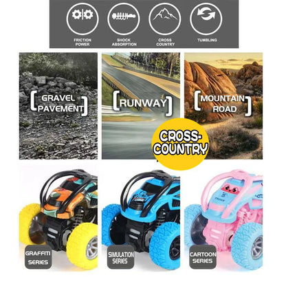 Inertial Off-Road Climbing Car Toy 360° Rotation 4WD