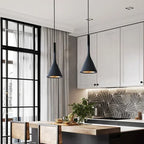 Modern LED Pendant Light in Black and White E27 Bedroom Table Dining Room Hanging Light Lampshade Home Cabinet Suitable for