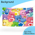 Care Bear Party Supplies Disposable Plate  Napkin Tablecloth Cake Topper Gifts Bag Kids for Birthday Party Decorations Set Gifts