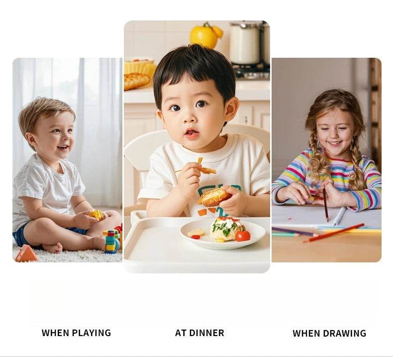 1PC Child Feeding Bib Waterproof Long Sleeve Apron Rice Pocket Feeding Blouse Toddler Bibs Children's Summer Thin Feeding Smock