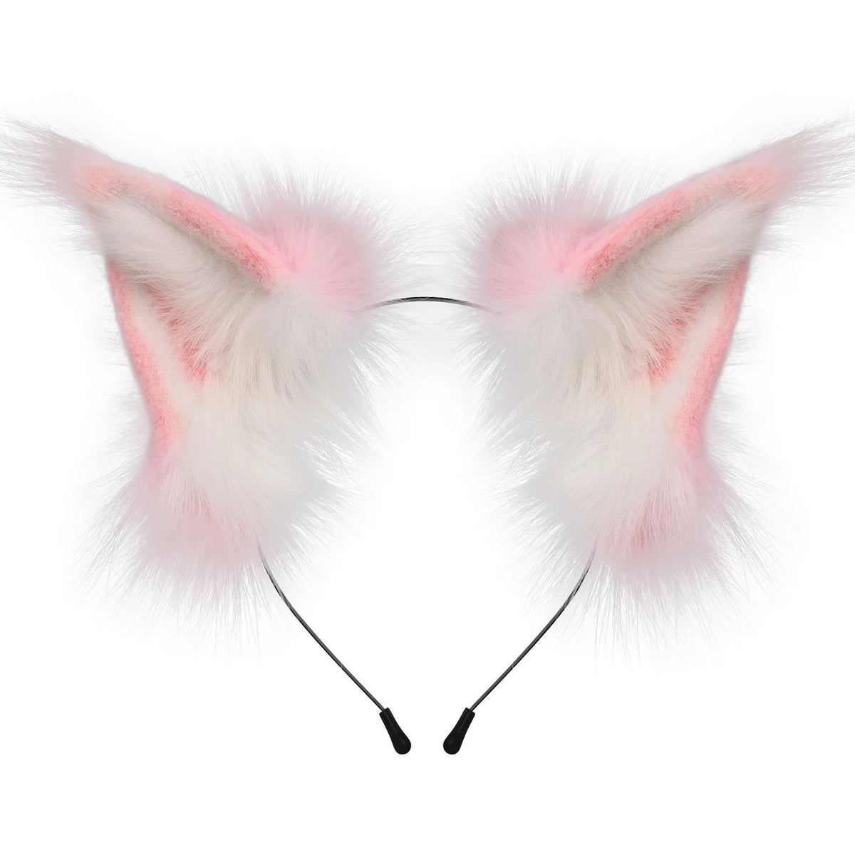 Animal Faux Fur Fox Wolf Ear Headband Furry Handmade Hairband Headwear Costume Cosplay Accessories