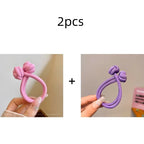 Simplicity Stretch Rubber Hair Ties for Women High elasticity Fashion Girl Head Rope Scrunchie Hair Accessories