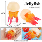 Oenux Sea Life Animals Coral Octopus Nautiloidea Crab Starfish Ocean Model Action Figures Educational Collection Toy Kid Gift