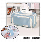 Large Capacity Simple and Versatile Japanese Pencil Case Stationery Box for Female Primary School Students, Junior High School S