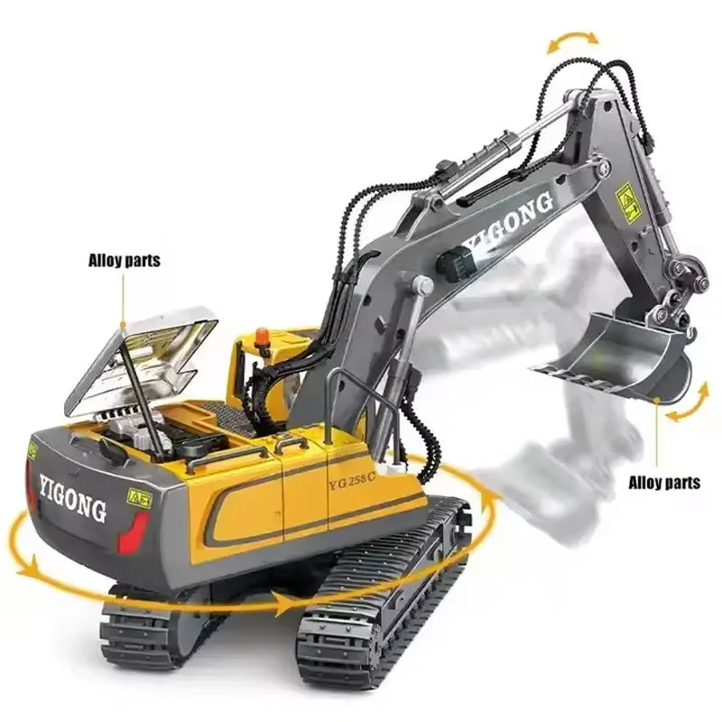 RC Construction Vehicle Toy Remote Control Excavator Truck