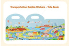 Sticker Books 3D Reusable Stickers Books Animal Dinosaurs Ocean World Vehicle Educational Travel Stickers