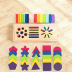 Wooden Geometric Solids Sorting Toy for Kids