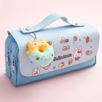 Cute Decompression Pencil Case Large Capacity Storage Bag Back to School Supplies Kawaii Korean Stationery Pen Cases