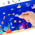 New Sticker Book Focus Potential Development Reusable Stickers Cartoon Animal Enlightenment Baby Early Education Book For Kids