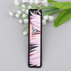 Anime Embroidery Keychain – Manga Key Fob & Car Keyring Accessory