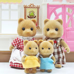 Forest Animal 1/12 Dollhouse Furniture Bedroom Kitchen Bathroom Set Miniature Simulation Dolls Accessories DIY Toys Girls