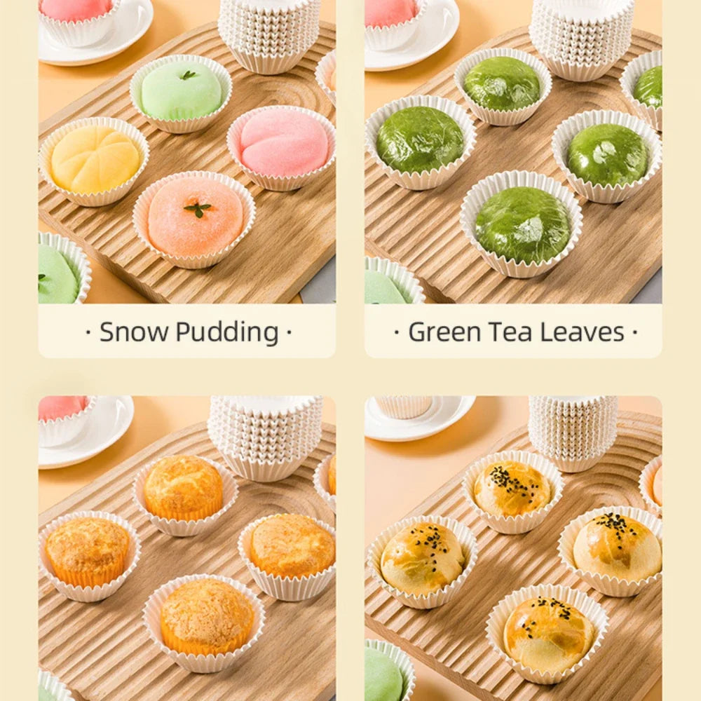 200/300/500pcs Mixed Color Baking Cups Cupcakes Muffin Liners Paper Cup Molds Greaseproof  Wrapper for Party Wedding Birthday