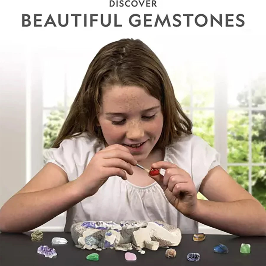 STEM Mega Gemstone Dig Kit for Kids Crystal Mining Set