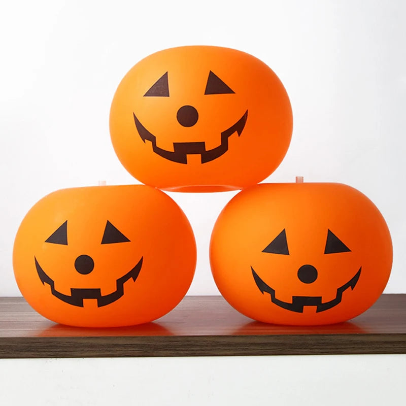 5/10pcs Halloween Pumpkin Latex Balloon Halloween Decoration Home Outdoor Halloween Pumpkin Decoration Supplies