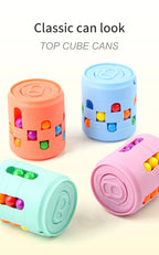 Multiple Functions Fidget Spinner Magic Colorful Beans Finger Spinning Relieves Stress Decompression Tool For Children And Adult