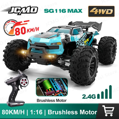 SG116MAX High Speed RC Car 4WD Brushless Off-Road Racing Toy