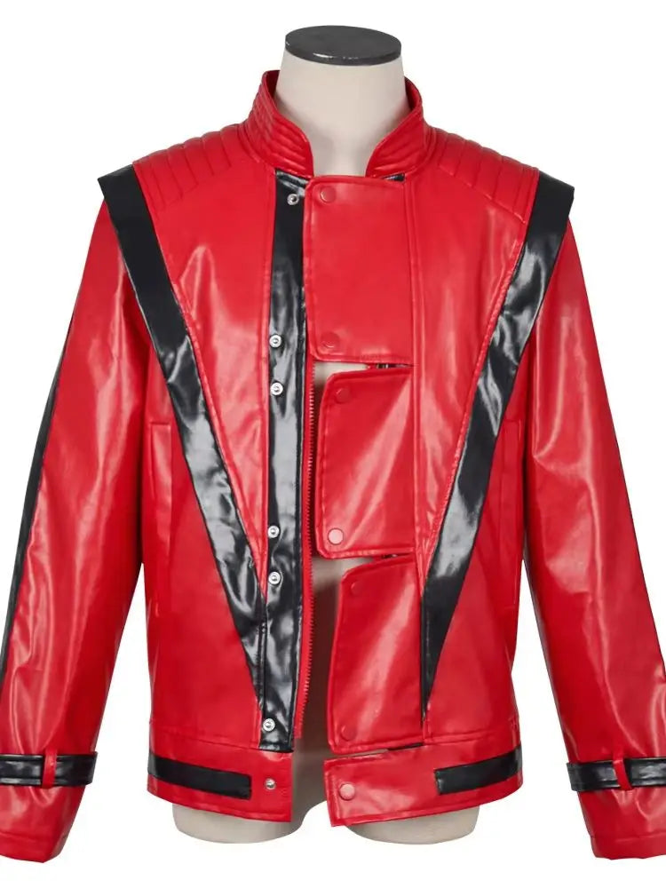 Michael Jackson cosplay red thriller jacket cosplay cosplay cosplay costume Halloween stage costume
