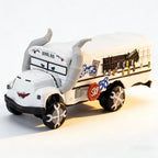 #NEW Children Car Pixar Cars 2 3 Lightning McQueen Fillmore Frank 1：55 Metal Model Racing Car Toy Children's Birthday Gift