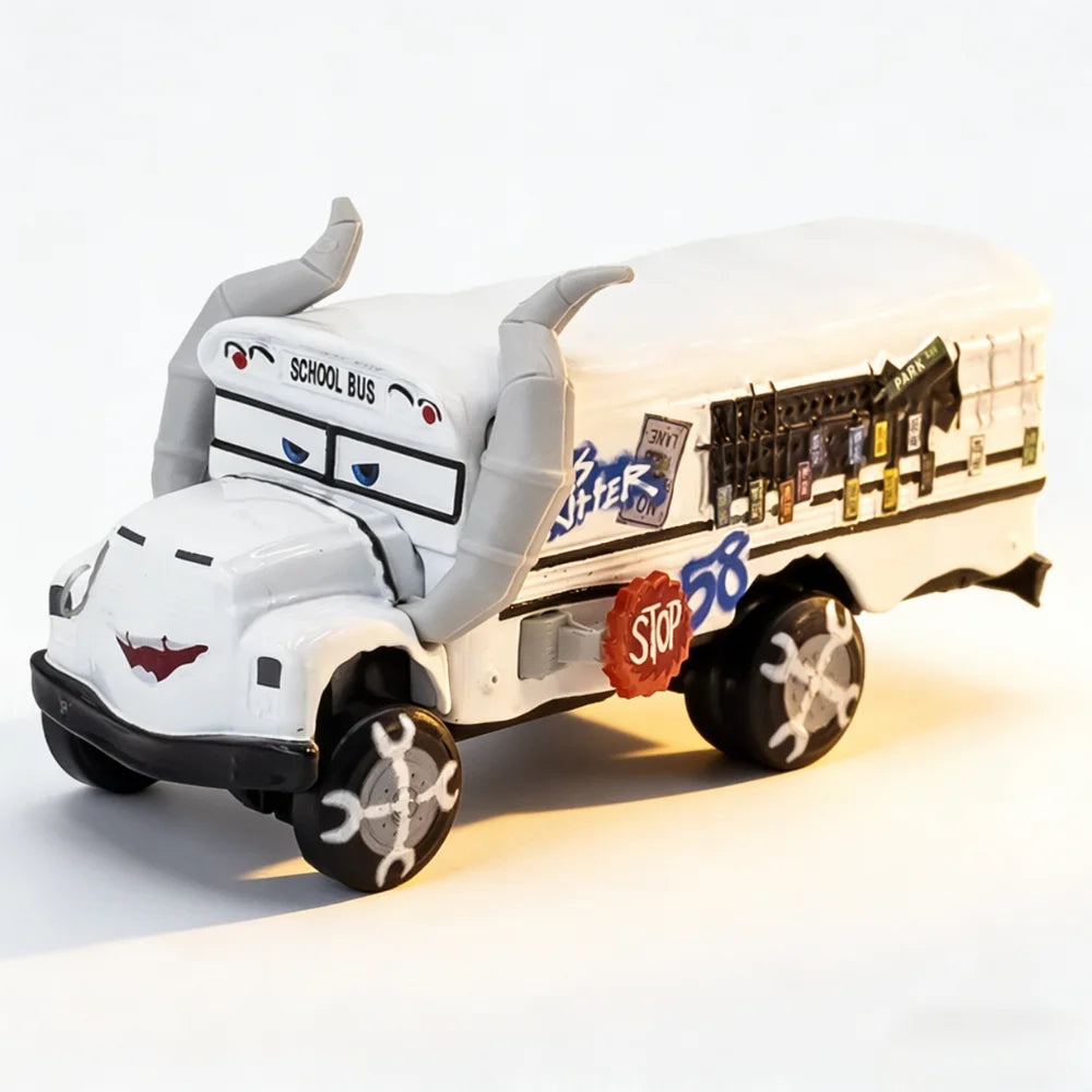 #NEW Children Car Pixar Cars 2 3 Lightning McQueen Fillmore Frank 1：55 Metal Model Racing Car Toy Children's Birthday Gift