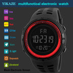 Men’s LED Digital Sports Watch – Luminous Military Wristwatch